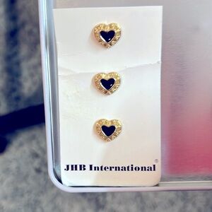 Vintage Heart Buttons, 3 pack